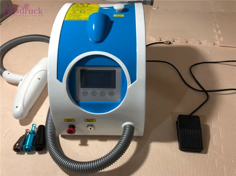 Nieuwe Professional ND YAG Laser Wenkbrauw Machine Tattoo Removal Eyebrow Cleaner Pigmentation Removal Q Switch Schoonheidsapparaat EU belastingvrij