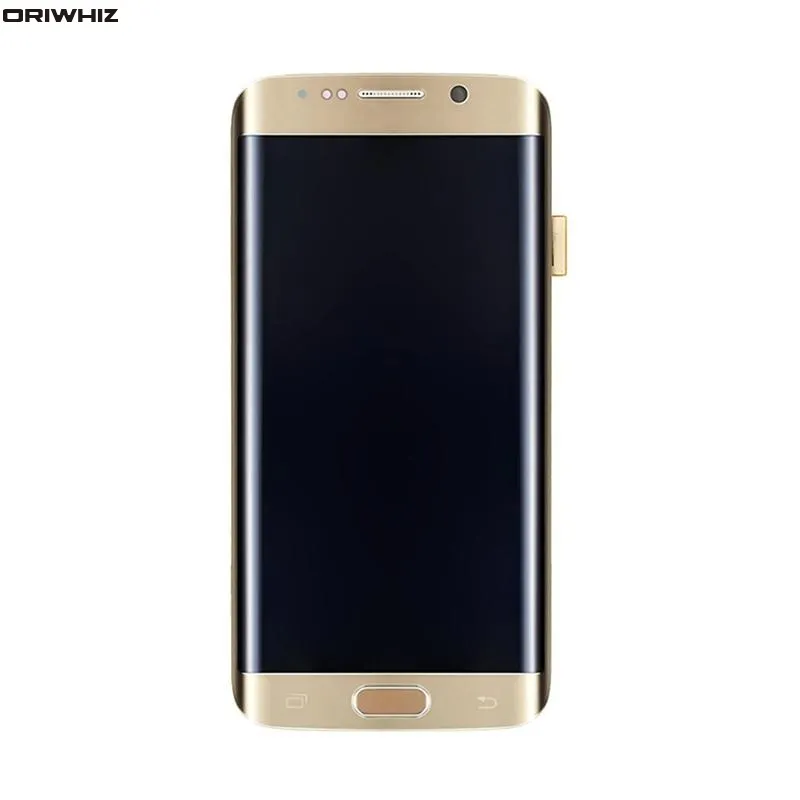 ORIWHIZ 5.7" Samsung Galaxy S6 Kenar Artı G928 LCD Ekran G928F Sayısallaştırıcı Dokunmatik Ekran Değiştirme + Çerçeve Montaj