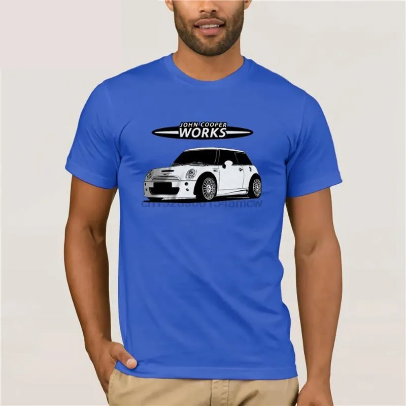 Mini Cooper R53 S JCW Silhouette Multi Colors Camiseta de algodão macio