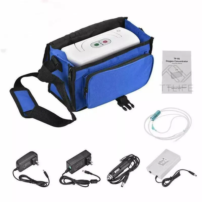 Portable Oxygen Concentrator - Mini 3L/Min O2 Machine for Home & Travel ...