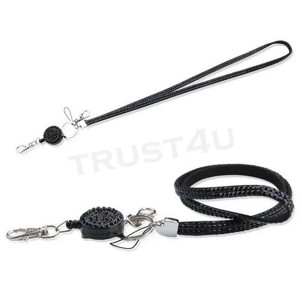 bling crystal rhinestone lanyard Straps with retractable reel for id badge  holder lanyard dhl fedex free 200pcs