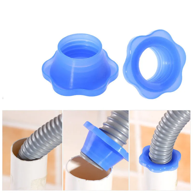 Bouchon d'étanchéité en silicone Tuyau de cuisine Égout Anneau d'étanchéité  Machine à laver Drain Multipurpose Pipe Connecteur Salle de bains Cuisine  Buanderie