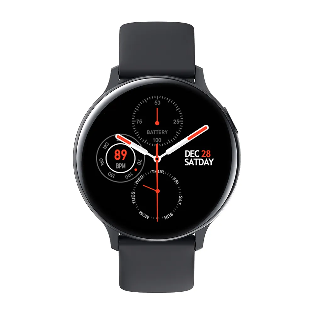 Esportes Smart Watch S20 homens assiste a contagem de passo multifuncional Monitoramento de freqüência cardíaca Silicone Strap Touch Screen relógios de pulso 44mm