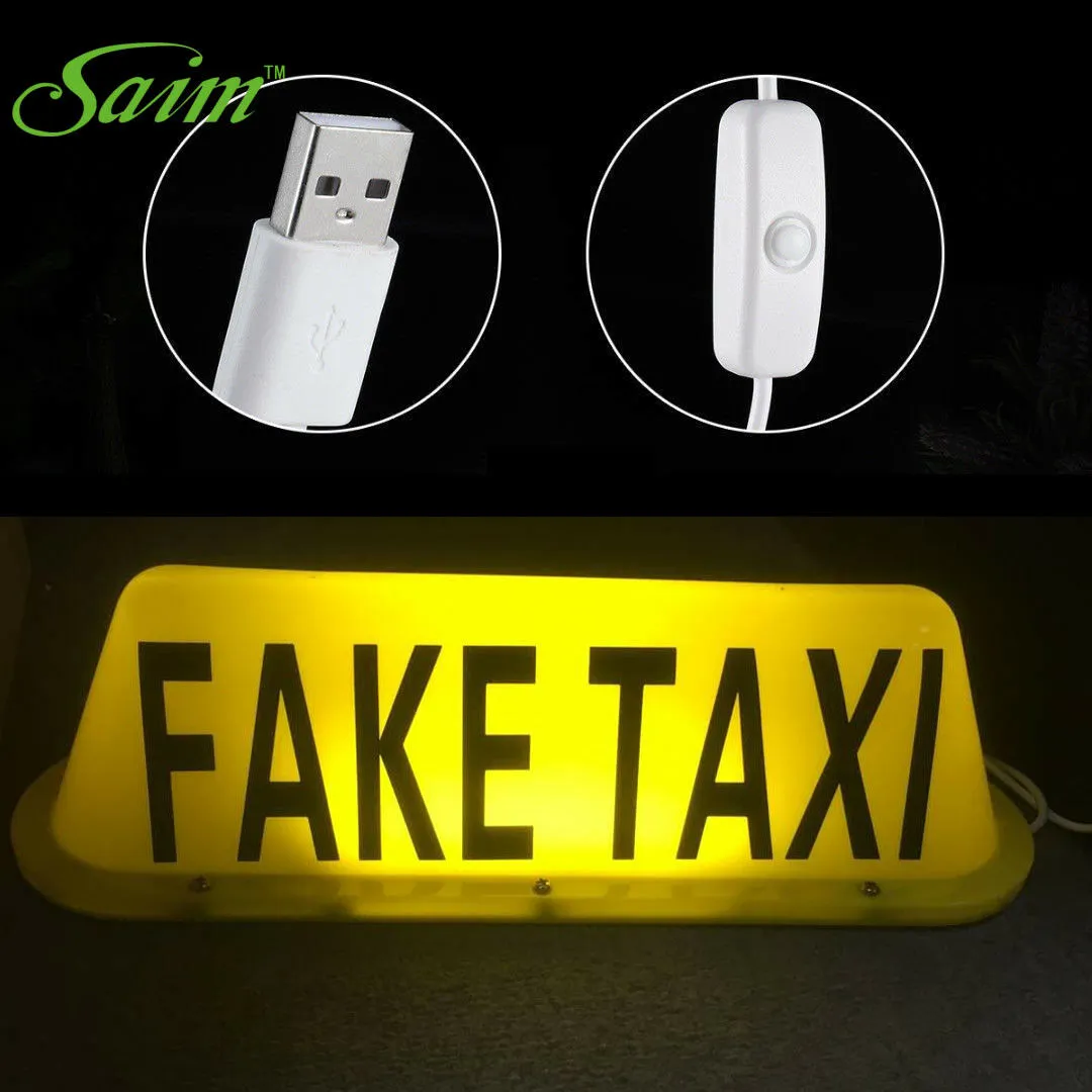 ZYHW Auto Decoration 5V USB FAKE TAXI Car Top LED Light Cab Roof Car  Styling Sticker From Liulangwilliam, $26.13