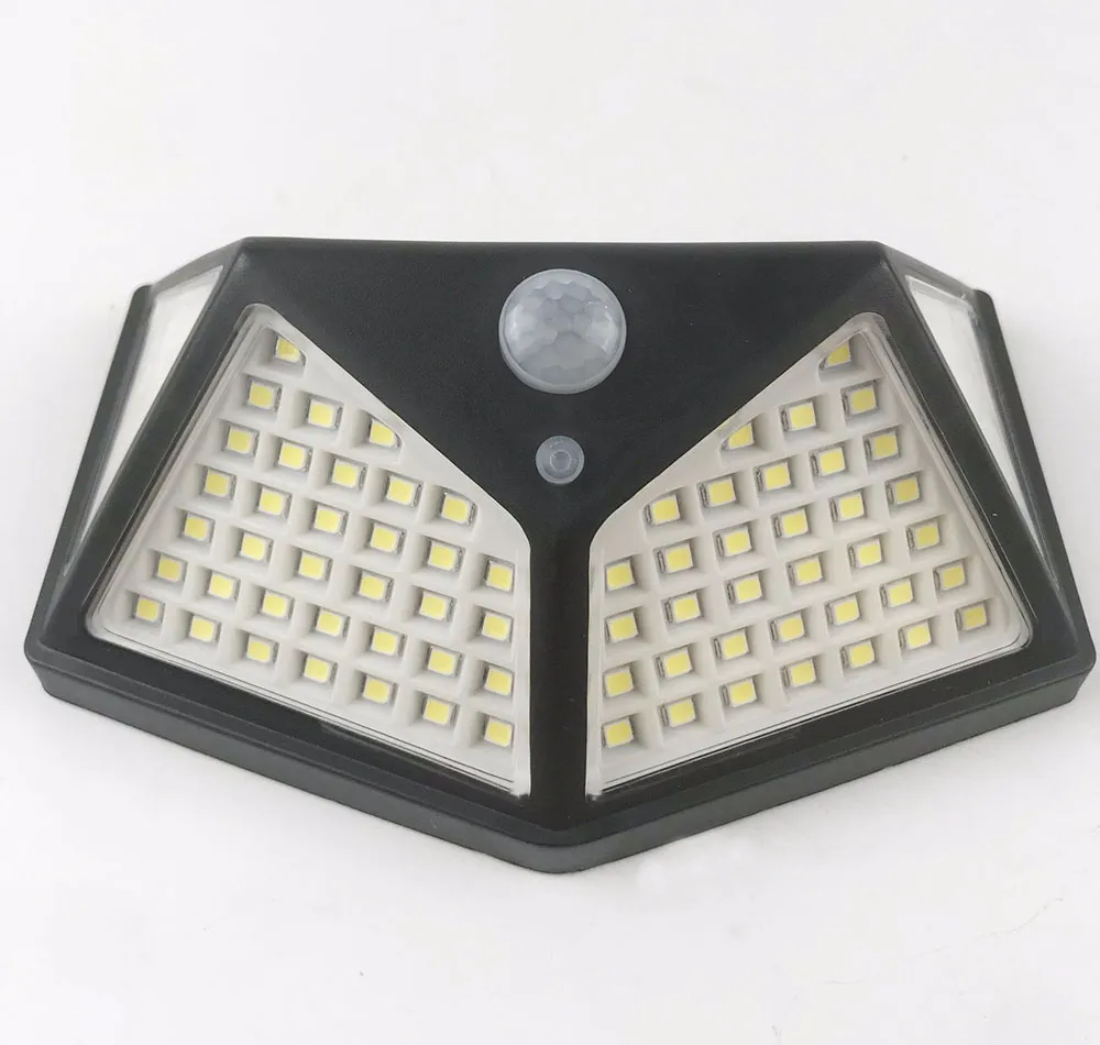 100Leds 1200LM Lampe Solaire Extérieur Intérieur,3 Mode Lampe