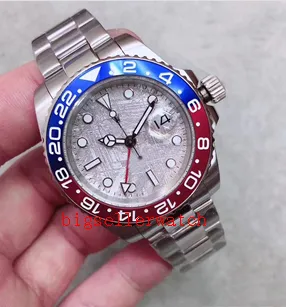 Nowy styl mody Najwyższej jakości Automatyczny 5833 Klejnot Ruch GMT II Ceramiczny Bezel Dial Męskie Zegarek 316 Ze Stali Nierdzewnej Darmowa Wysyłka