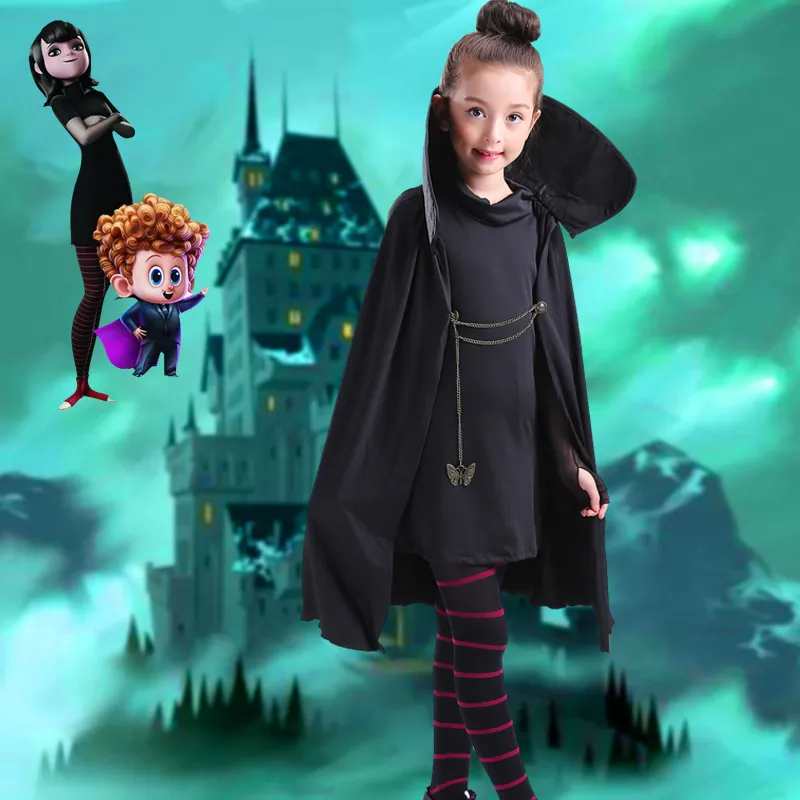 Hotel Transylvania Mavis Cosplay Outfit For Girls Includes Black