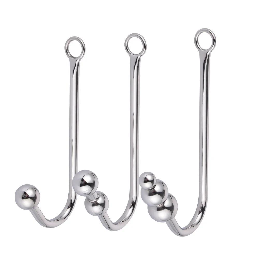 3 size silicone anal hook toy with crochet hook clover and buttplug styles  unisex anal sex toys from Dhgate Anal Toys