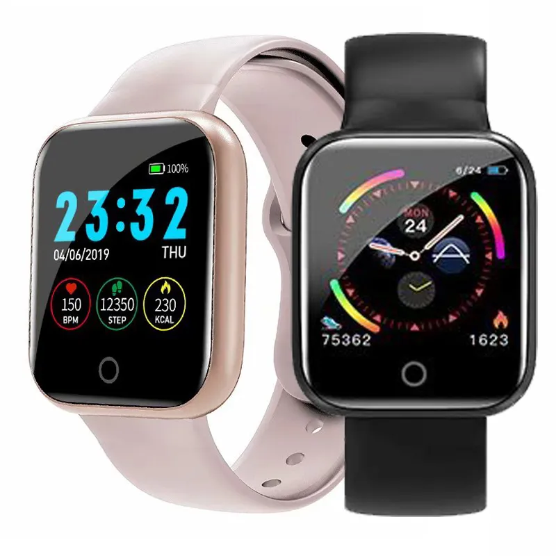 I5 intelligente orologio da polso impermeabile cardiofrequenzimetro Fitness Tracker pressione sanguigna multipla Sport Smart Mode vigilanza del wristband per iOS Android 36XY