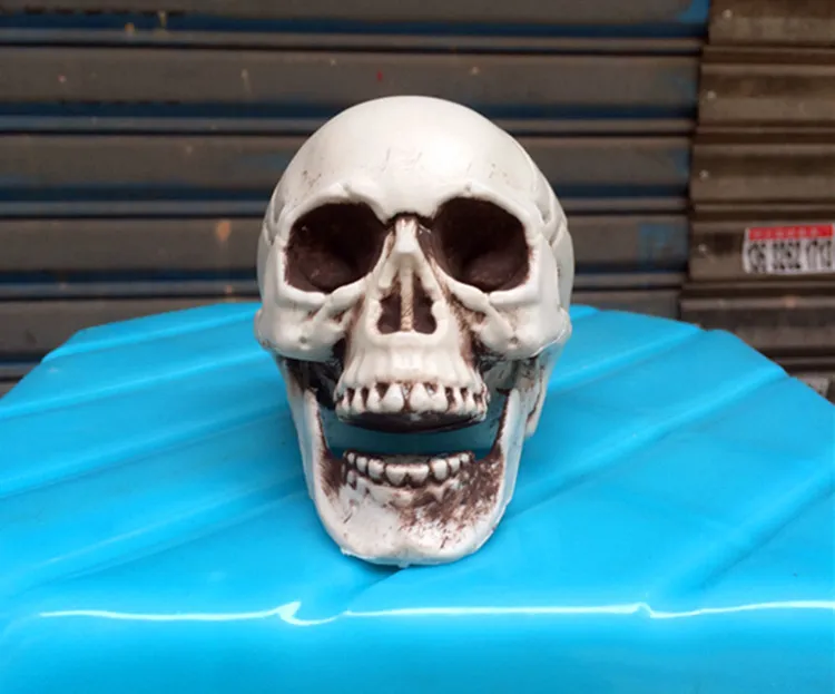 Plastic mini schedel menselijke anatomische handige decoratie ambachten halloween spookhuis decoratie rekwisieten kantoor schoolbenodigdheden