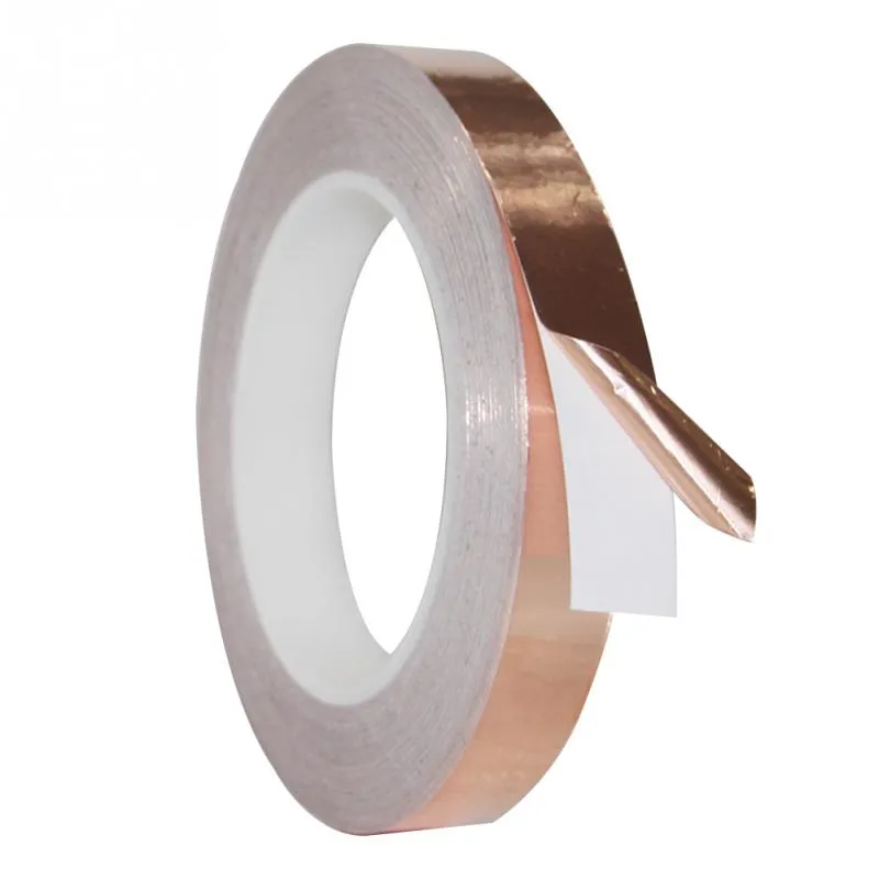 Uxcell 2-Pack Single-Sided Copper Foil Tape – 4mm X 30m For EMI Shielding, Guitar Mods, Crafts & Electrical Repairs