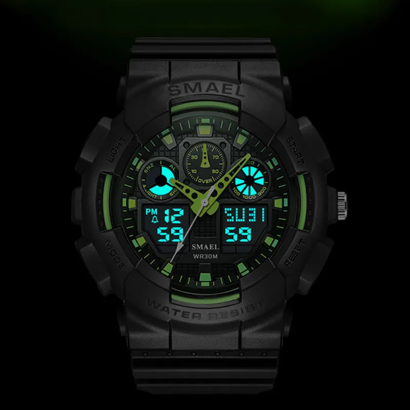 Men Sport Led 디지털 남성 Clockwristwath Mens Watch Top Brand Luxury Relogios Masculino Montre Homme WS1027