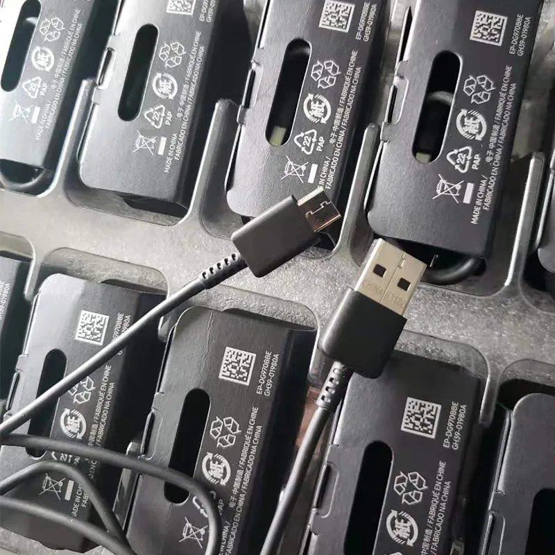 OEM 주 10 S10의 USB 케이블 USB 타입 C 케이블 1.2M 2A 삼성 갤럭시 S10 S10E S10 플러스 S9 (S8)에 대한 FAST 충전기 케이블 플러스 주 9 8 EP-DG970BBE