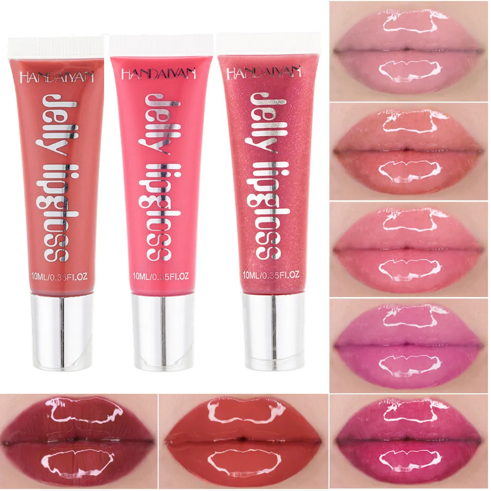 Snoep kleur waterdichte lipgloss natuurlijk langdurige hydraterende vloeibare lippenstift glitter lipgloss