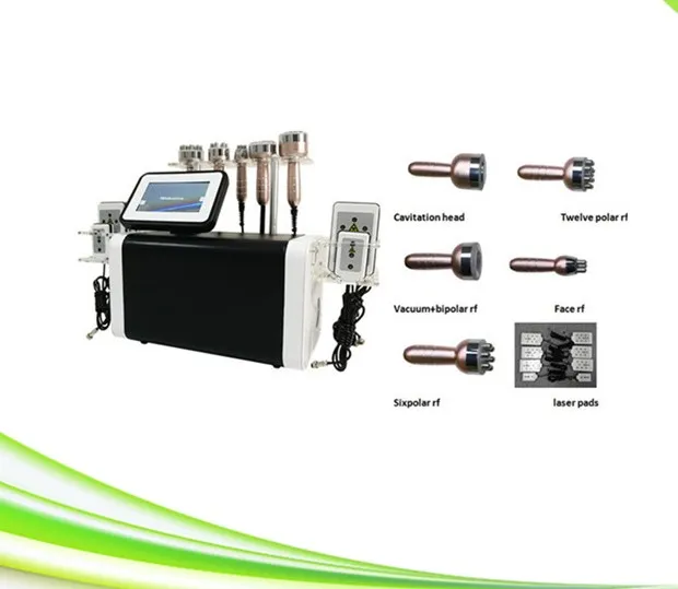 6 en 1 diode lipo laser cavitation brûler les graisses machine de cavitation à ultrasons système de cavitation sous vide mince