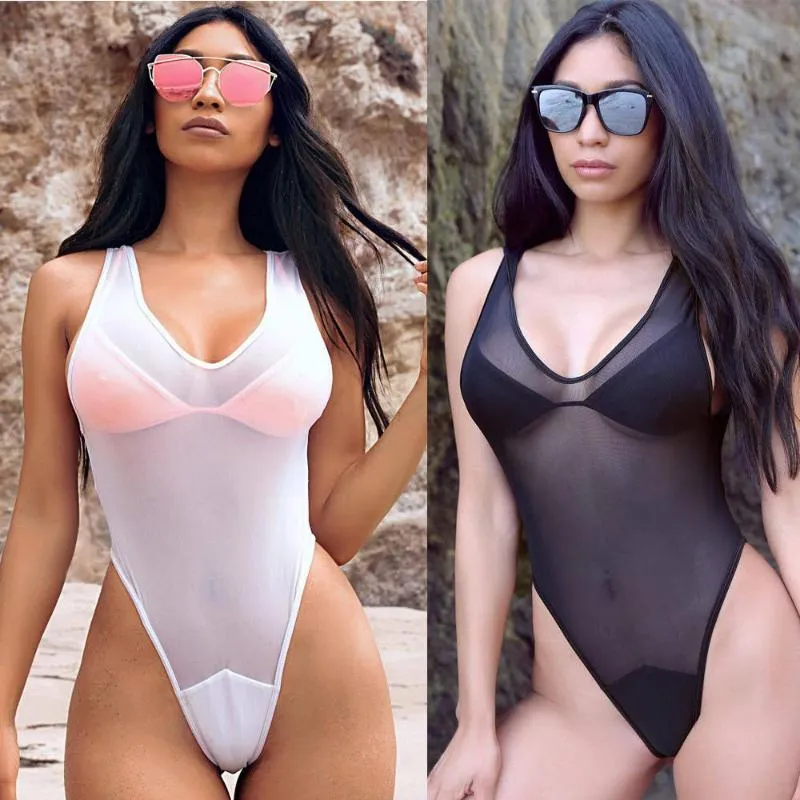 Girls in hotsell see through swimwear