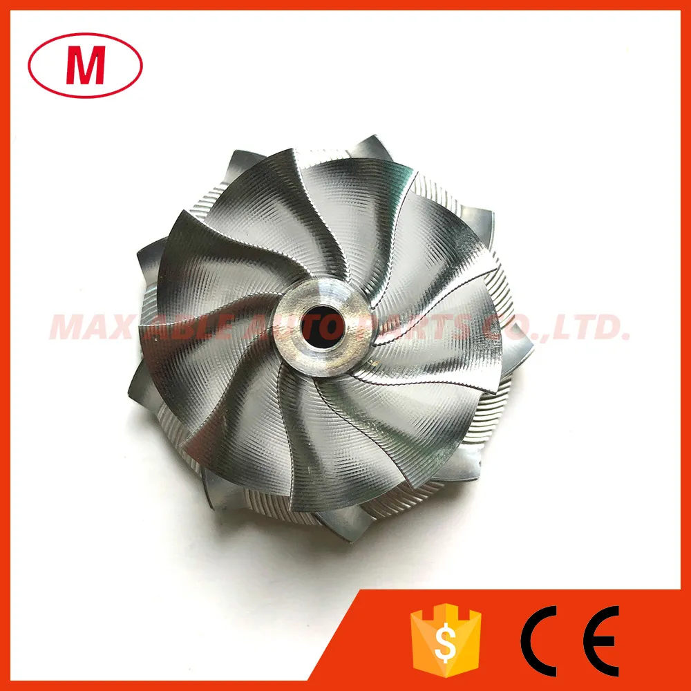 K04 5304-123-2036 41.00/50.96mm 9+0 blades Performance Turbo Point Milling wheel/Billet compressor wheel for 5303-970-0086/0087 turbocharger