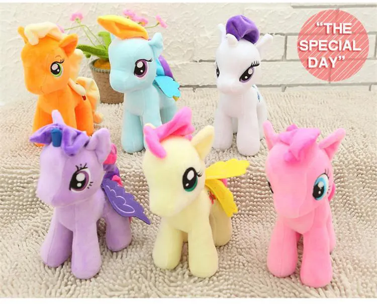 هدية الأطفال ألعاب أفخم 25 سم محشو بالحيوان My Toy Collectiond Plush Send Ponies Spike Toys كهدايا لألعاب الأطفال