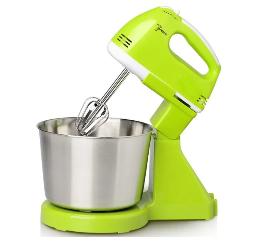 7 Speeds Stand or Hand Mixer Electric, Miracase 7-Speed Hand Mixer with Turbo Handheld Kitchen Mixer Black Green 2L