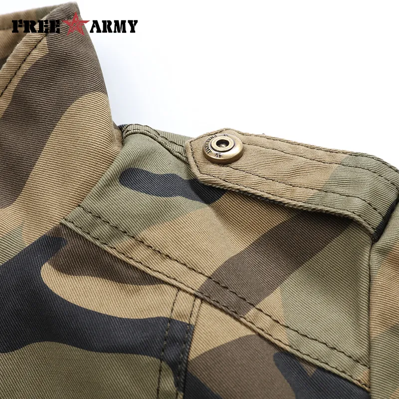 FreeArmy Marca Autunno Giacche Donna Nuova Giacca di Jeans Femminile Camouflage Autunno Giacche Le Donne Cappotto Bomber Giacca Camo Plus Size