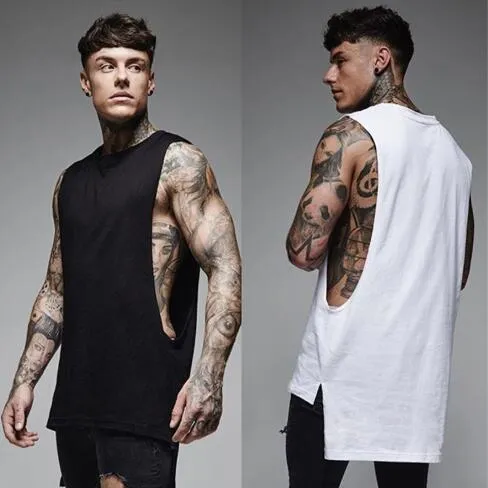 Brand Mens Sleeveless Vest Summer Cotton Male Tank Tops Gyms Clothing Bodybuilding Undershirt Workout Fitness Tank Tops 1 328 DHgate