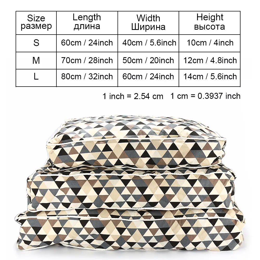 Plaid Dog Bed Sofa Washable Pet Bed Mats For Small Medium Large Dogs Cats Puppy Pet Kennel Cat House Dog Beds Mats Pet Products (9)