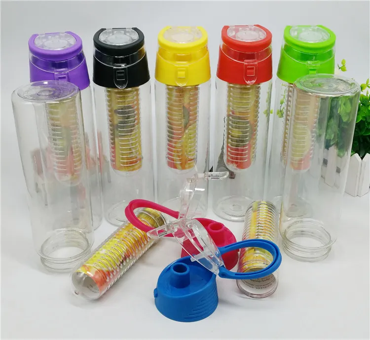 Borraccia Sport Shaker Detox Infusore Frutta Acqua Bottiglia Con Filtro 500ml TrAdE Shop Traesio