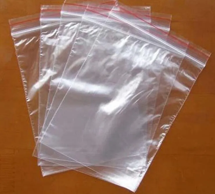 Small self shop seal plastic bags