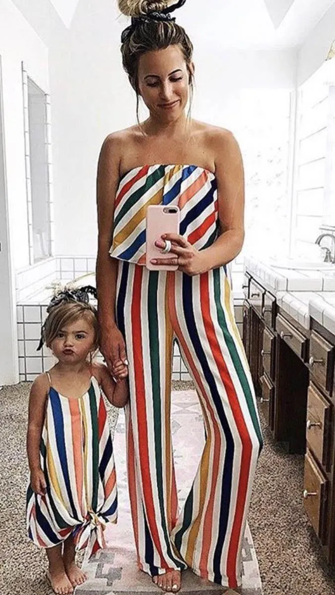 Moeder en dochter kleding mama en dochter passende outfits moeder en dochter jurken familie matching jurken strand jurken A3224