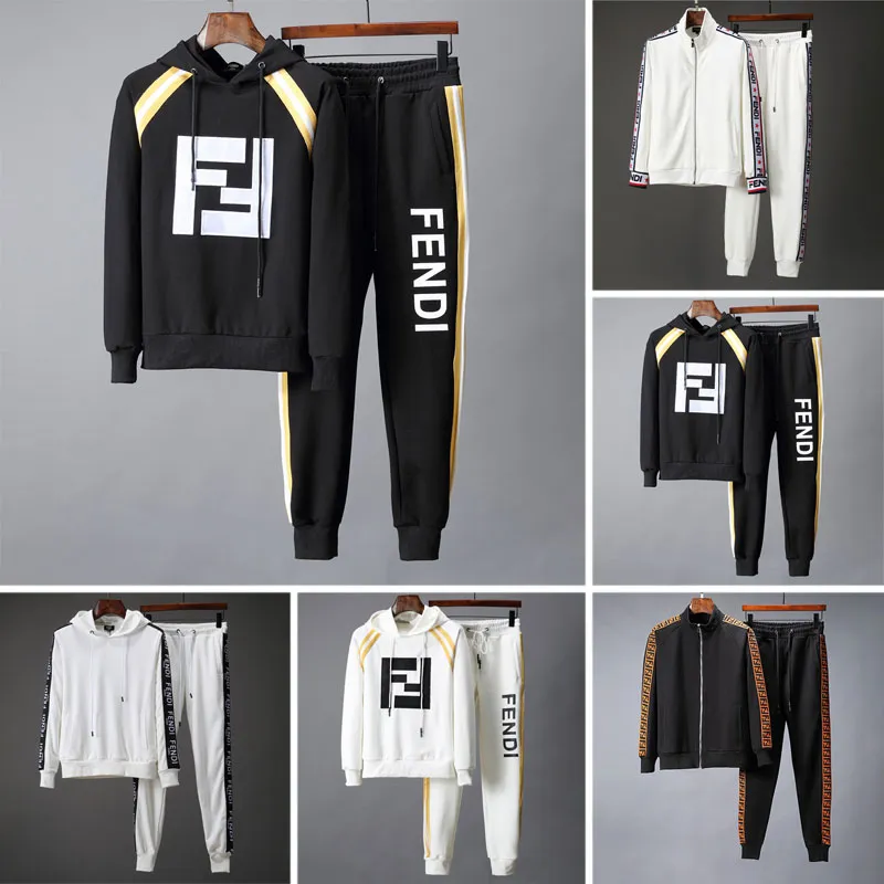 2019 New Famous Brand Designer Mens Tracksuit Autumn Winter Mens