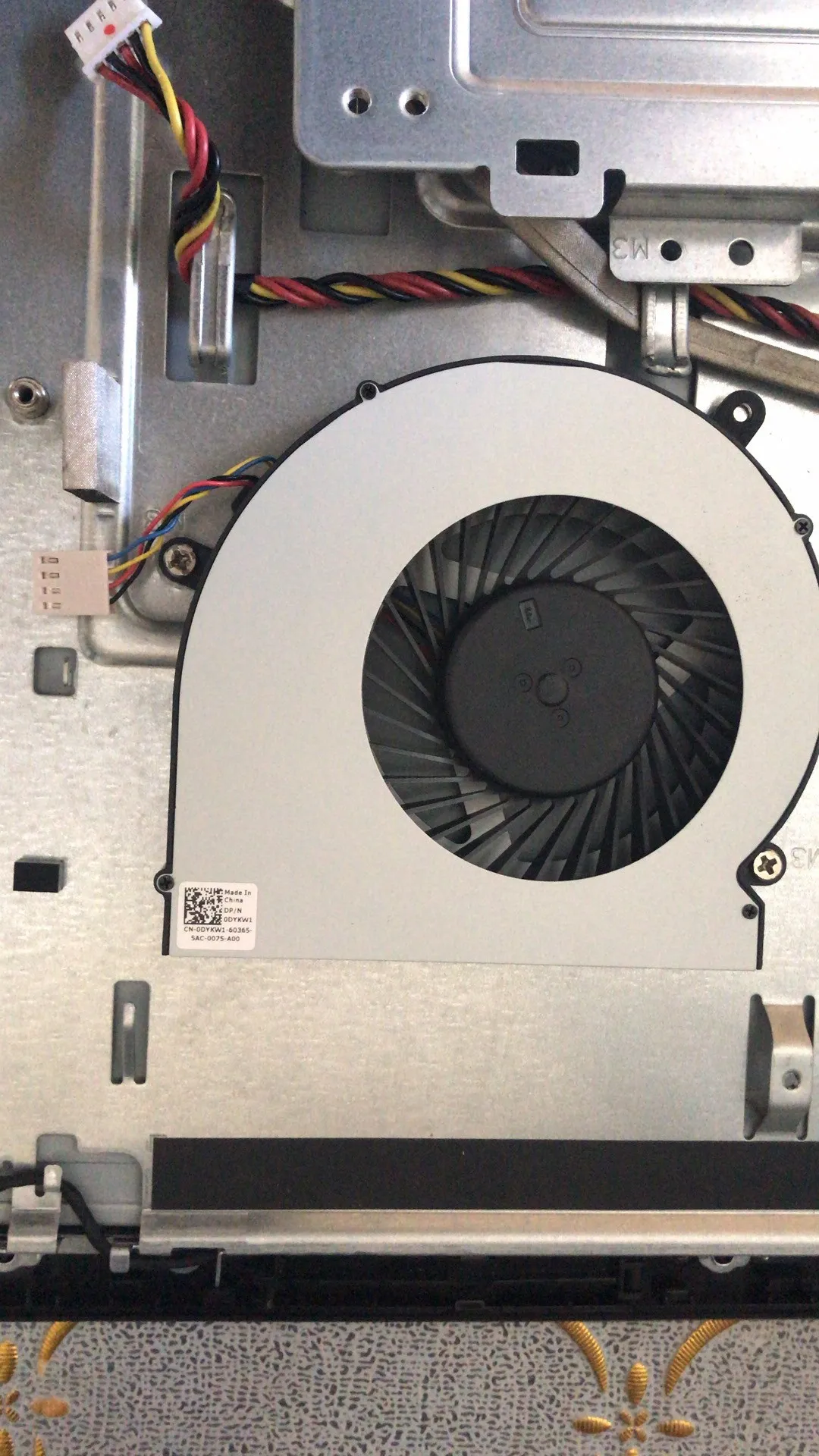 FAN 0DYKW1 DYKW1 EFB0151S1-C010-S99을 COOLING 델 인스 V5450 5460 5459 CPU를위한 새로운 쿨러