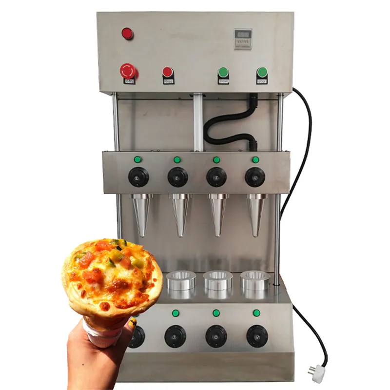 Pizza Cone Machine Apparatuur Commerciële Industriële Pizzeria Cone Making Machine and Electric Pizza Oven Machine Prijs