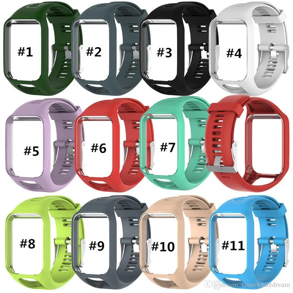 Silicone Wrist Band Strap For TomTom Runner 2 3 Spark 3 GPS Watch 2019 Replacement From Greatwallyc 3.95 DHgate.Com