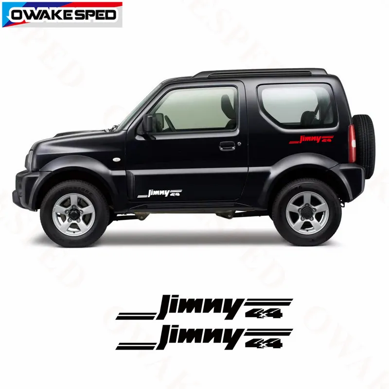 2 pz 50 cm Adesivo Per SUZUKI Jimny 4X4 Off Road Vinyl Decalcomanie  Carrozzeria per Porte E Finestre Cappa Decor Adesivi Accessori Auto