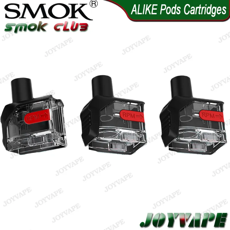 Smok Amike Tom RPM / Nord Pods Patroner 5.5ml Kompatibel med RPM 40 Ersättningsspole ingår ej sida påfyllning av pod