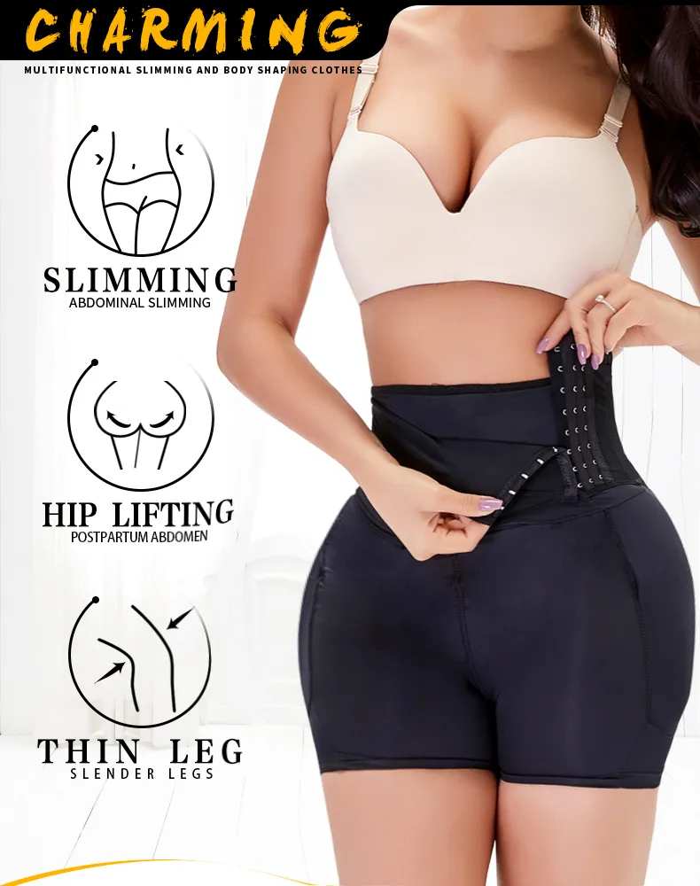 ZYSK Plus Size Women Ass Pads Butt Lifter High Waist Trummy Control Panties  Slimming Shapewear Booty Lift Bid Body Shaper S 6XL T200529 From 31,81 €