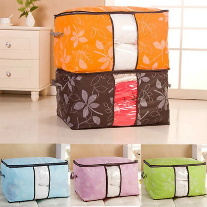 Large Underbed Bedding Pillow Storage Bags Quilt Luggage Container Case Pouch Vacuum Storage Bags Organizer Space Saver LLL C18112802