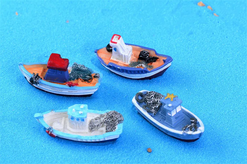 La decorazione del mini yacht fornisce la decorazione del micro paesaggio del muschio Decorazione del giardino Artigianato creativo