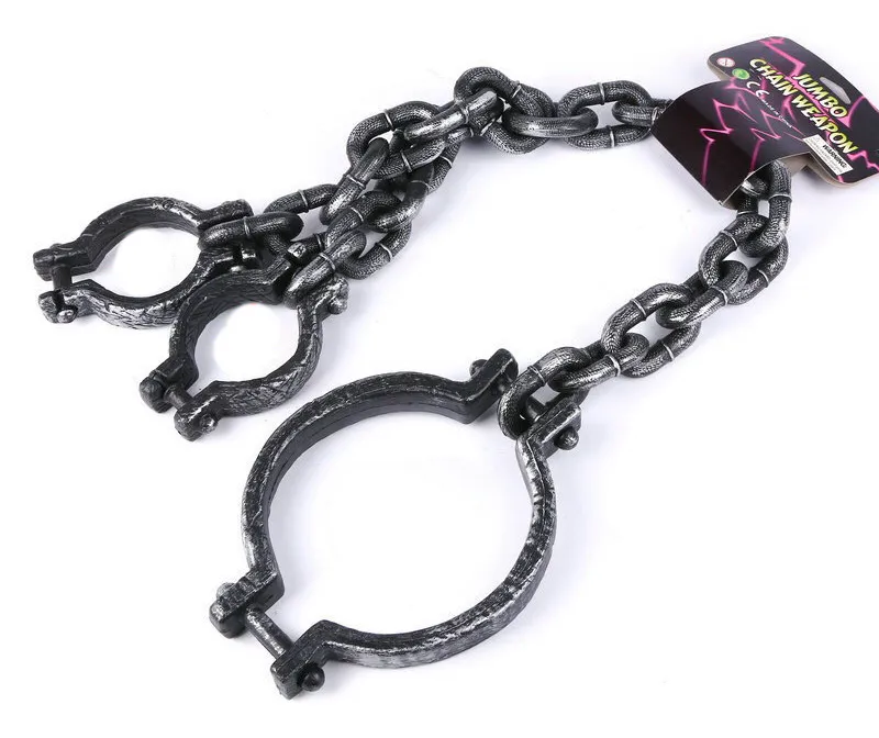 2019 Simulation Kunststoff Props Cuffs Handschellen Bdsm Sm Bondage Fessel Halloween Prisoner Spielt COS Spiel-freies Verschiffen