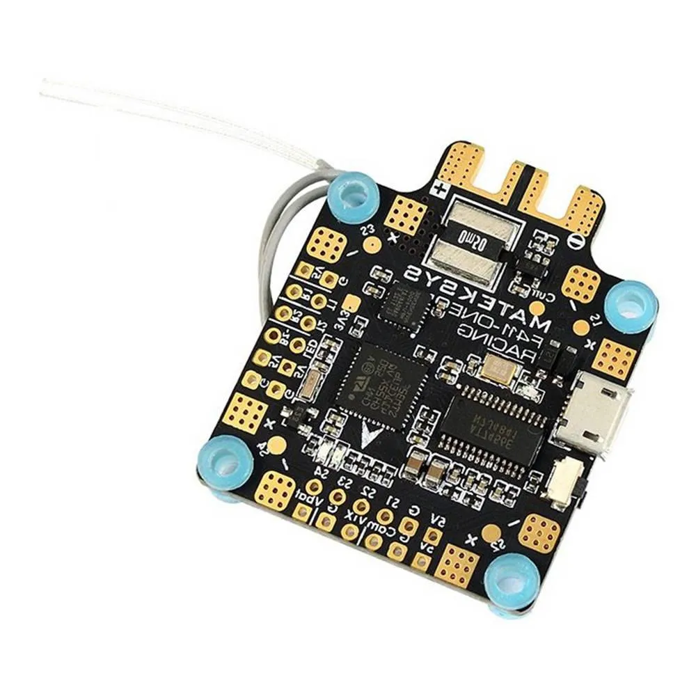 Matek System F411-ONE Nuovo controllore di volo STM32F411 OSD PDB 5V 2A BEC per FPV Racing Drone