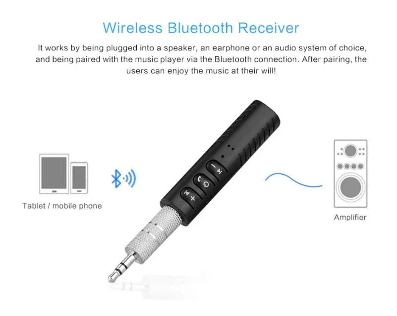 Mm Jack How To Connect Bluetooth Receiver To Headphones Bluetooth