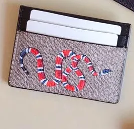 Porte-cartes serpent et tigre de qualité supérieure pour hommes et femmes