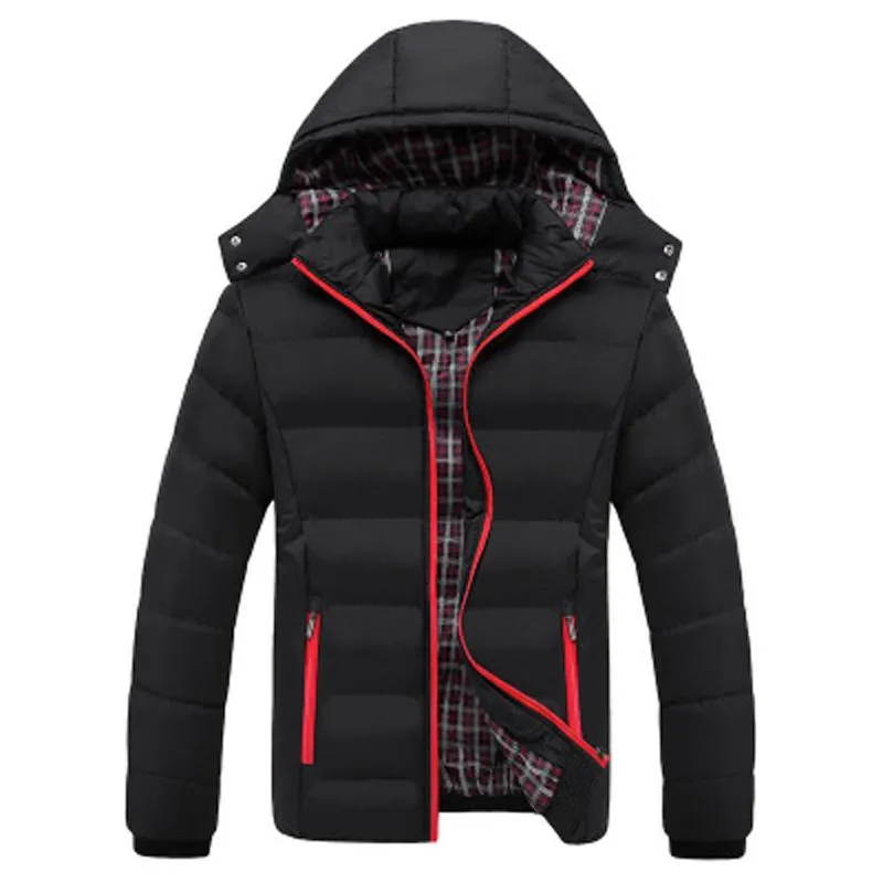 DHgate Plus Size XXXXXL Brand Men Black Winter Jacket Warm Male Coats Fashion Thick Thermal Men Parkas Casual Parka Hombre Invierno Apparel