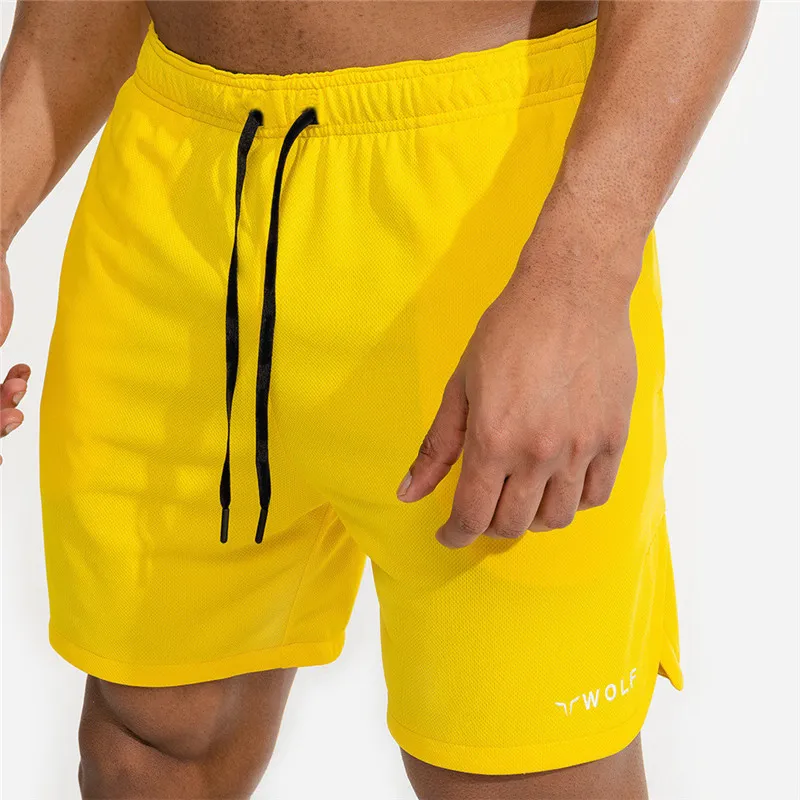 2020 NUOVI pantaloncini da corsa da uomo Pantaloncini sportivi traspiranti da uomo Jogging da uomo Sport ad asciugatura rapida Uomo da palestra Crossfit