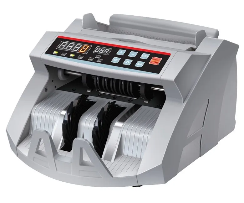Bill Counter, 110V / 220V, Money Counter ,Suitable for EURO US DOLLAR etc. Multi-Currency Compatible Cash Counting Machine LLFA