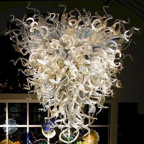 Antique Chandelier Lamps Indoor LED Bulbs Hand Blown Murano Style Glass LED Chandeliers