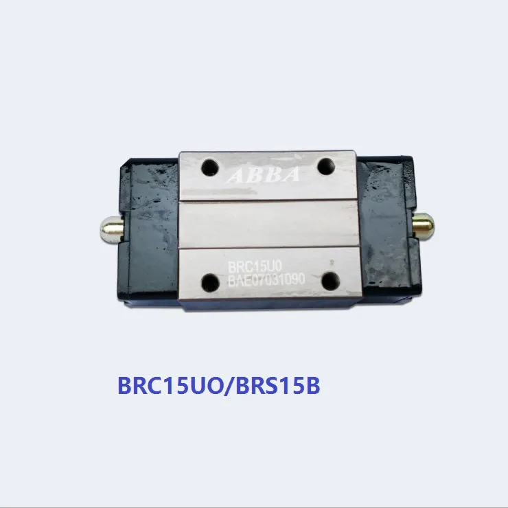 10 stks / partij Originele Taiwan ABBA BRC15UO BRS15B Slider Smalle Blok Lineaire Railgeleider Lager voor CNC Router Laser Machine 3D-printer