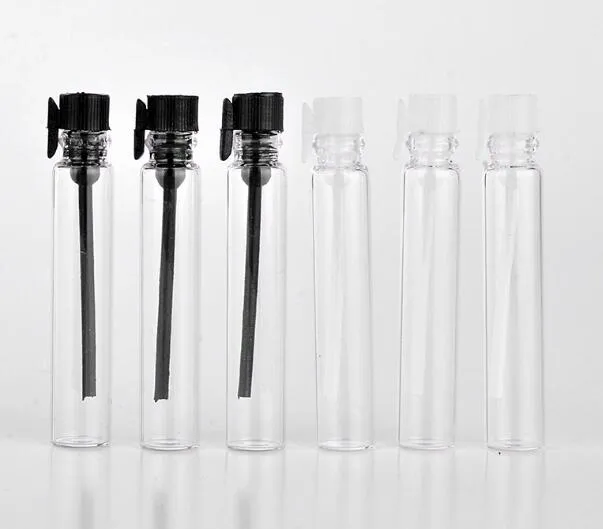 1000pcs / lot precio de fábrica frascos del perfume 2ML 1ML Mini vidrio, botellas de perfume de la muestra para los aceites esenciales Perfume
