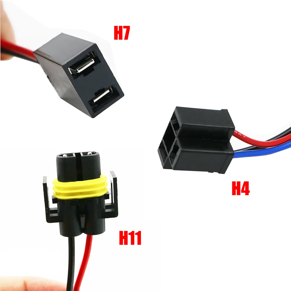 Kaufe 1 paar für H4 Stecker Auf H13 Auto USB Buchse Auto LED Scheinwerfer  Umwandlung Kabel Draht Stecker Auto Zopf draht Adapter Zubehör