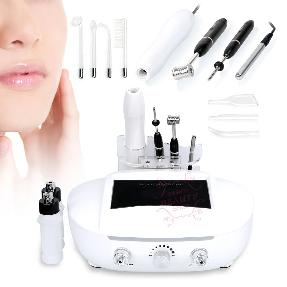 New 5 In 1 High Frequency Electrotherapy Positive Ion Spray Skin Care Beauty Machine Spa Anti-wrinkle